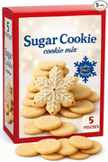 Sugar Cookie Mix 17.5 oz Pack of 5.Perfect base for any holiday cookie decorating activities