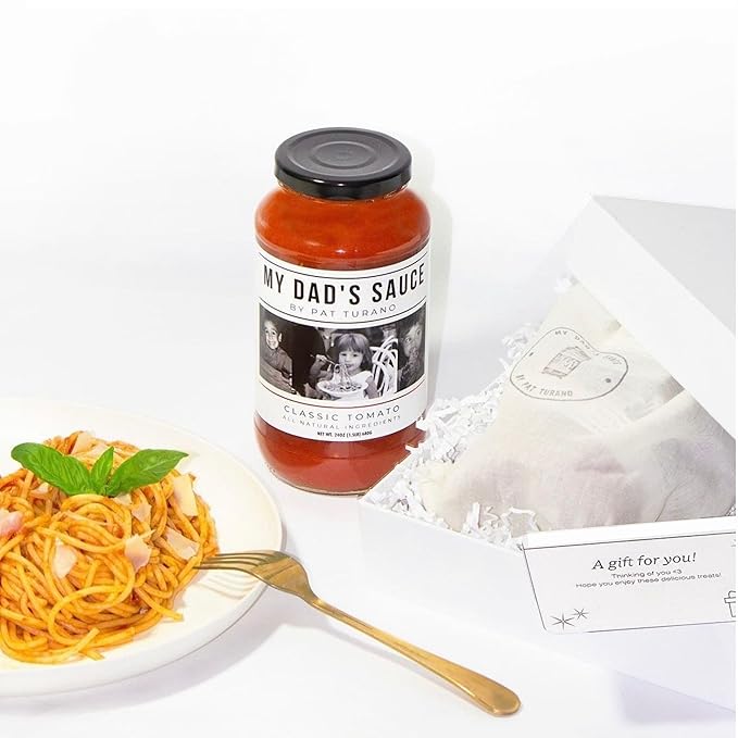 My Dad's Sauce - Authentic Homemade Italian Recipe with Fresh Ingredients | Non GMO No Artificial Flavors or Preservatives | Vegan &amp Gluten-Free | No Added Sugar | Created by Pat Turano Renowned