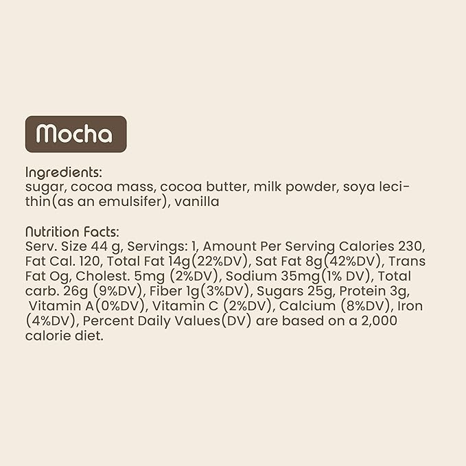 Popbar - Hot Chocolate Sticks - 50 Pack Bulk Case - Ideal for Holidays Birthdays Corporate Office Gifts Stocking Stuffers Thanksgiving Christmas Hanukkah Cocoa Bomb Lovers (Mocha)