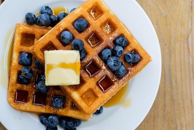 Josies Best Gluten Free Mixes Waffle Mix - 5lb Bulk Bag for GF Waffles &amp Belgian Waffles - Certified Gluten Free - Dairy Free Made in Dedicated Facilities - American Family Owned and Made.