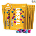 Unreal Dark Chocolate with Crispy Quinoa Zero Sugar Alcohols Non-GMO 5 Oz (Pack of 6)