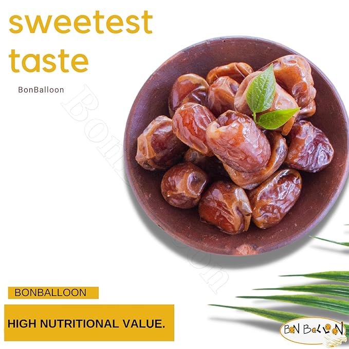 100% Natural Egyptian Semi Dry Unpressed Medium Sized Dates With Pits With Very Sweet Taste Halal Packed And Protected In Cartoon Box Tamar Tamr Tamaar Ramadan Halal تمر حلال ( 1 Pack / 700 gm ) Premi