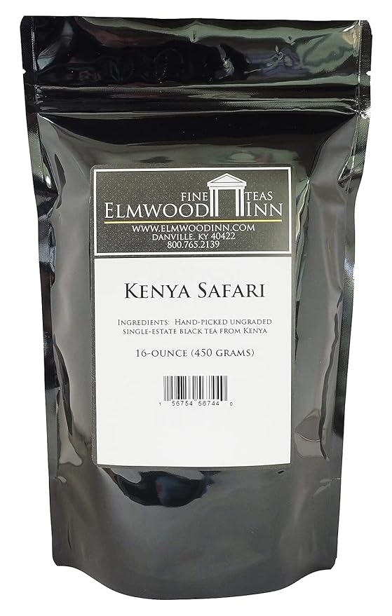 Elmwood Inn Fine Teas Kenyan Safari Black Tea 16-Ounce Pouch
