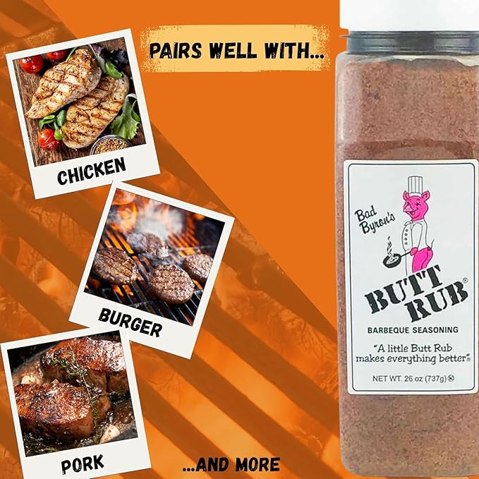 Bad Byron's Barbecue Rub 26 Ounce | All-Purpose Dry Rub for Pork Chicken Beef &amp More