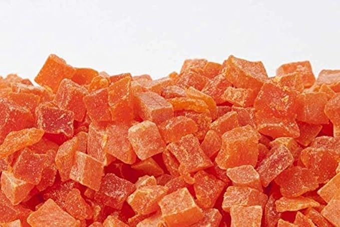 Bulk Papaya Chunks 25 Pound Sweetened Wholesale Box