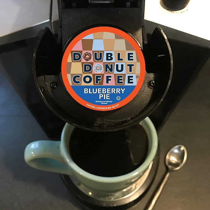 Flavored Coffee Variety Pack with Recyclable Single Serve Flavored Coffee Pods for Keurig K Cups Coffee Makers from Double Donut Coffee 72 Count