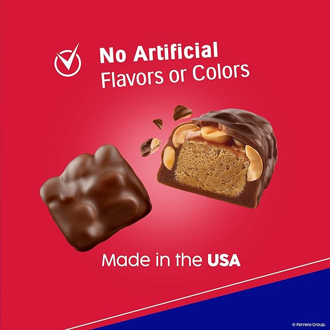 Baby Ruth Candy Bar with Chocolatey Caramel Peanuts and Nougat 2 Piece Share Pack 3.3 oz Bulk 18 Pack