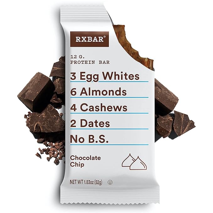 RXBAR Protein Bars 12g Protein Gluten Free Snacks Variety Pack (28 Bars)