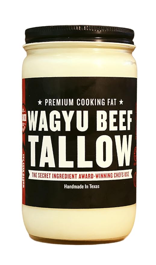 R-C Ranch - Wagyu Beef Tallow - 27oz - 100% Wagyu Beef - Keto and Paleo Friendly - Great for Cooking Steaks and Vegetables - No Additives - No Preservatives - All Natural