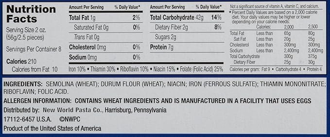 Ronzoni Curly Lasagna 16 oz 3 pk