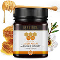 Berringa Manuka Honey Organic MGO 220+ Medium Strength Supports General Wellbeing &amp Digestive Balance - 100% Raw Pure &amp Unfiltered Sustainably Sourced from Australia - (8.82 oz)