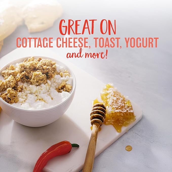 Oatsome Granola Variety Pack - Berry Coconut (6g Protein) Vanilla Almond (5g Protein) Blueberry (10g Protein) Hot Honey (5g Protein) - Gluten Free Organic Oats 10 Oz Bags