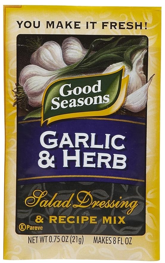 Good Seasons Garlic &amp Herb Dressing &amp Recipe Mix (12 CT) + Mild Italian Dressing and Recipe Mix (12 CT) (Variety Pack)