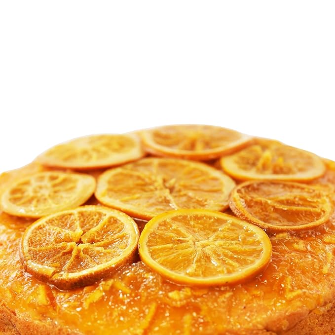 ANDY ANAND CHOCOLATIER Sugar Free Orange Glazed Cake 2 lbs - Fresh Natural Ingredients Handcrafted No Preservatives Perfect for Diabetics &amp Health-Conscious Dessert Lovers