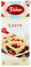 Fisher Classic Crepe Mix Preservative Free 14 Ounces (Pack Of 12)