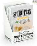 NaturesPlus SPIRU-TEIN Banana - 8 Total Packets - Plant-Based Protein Shake - Non-GMO Vegetarian Gluten Free - 8 Total Servings