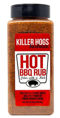 Killer Hogs HOT BBQ Rub | Championship Grill Seasoning for Beef Steak Burgers Pork and Chicken | 19.8 oz