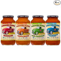 Hoboken Farms Sampler - No Sugar Added Low Sodium Non-GMO Preservative-Free Low Carb Keto – Better For You Pasta Sauce! (25 Fl Oz Pack of 4)