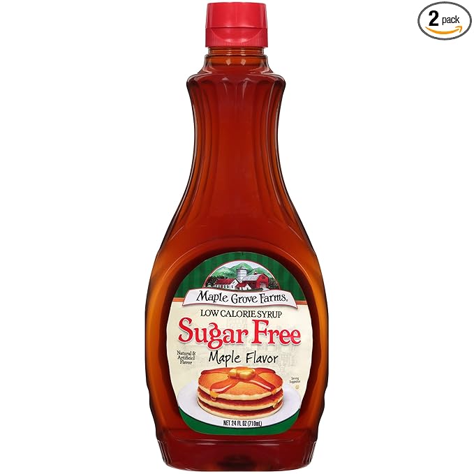Maple Grove Farms Syrup Sugar Free 24 Ounce - SET OF 2