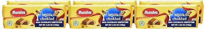 Marabou Milk Chocolate Bars 6-Pack