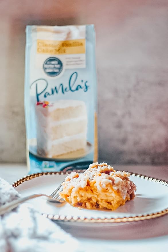 Pamela’s Baking Mixes Classic Vanilla Cake Mix Gluten-Free 21 oz. (Pack of 6)