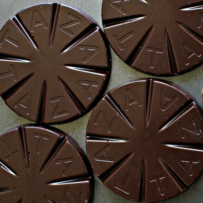Taza Chocolate Organic Mexicano Disc 50% Dark Chocolate Cinnamon 2.7 Ounce (12 Count) Vegan