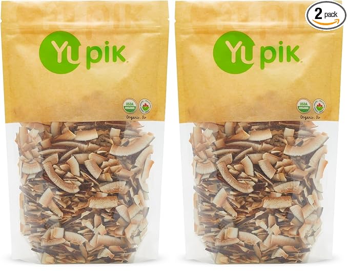 Yupik Organic Toasted Smiles Coconut 35.2 Ounce (Pack of 2)