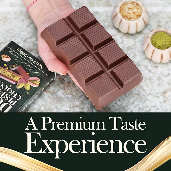 Dubai Chocolate Bar Pistachio Chocolate Knafeh Bar (7 Oz Pistachio)