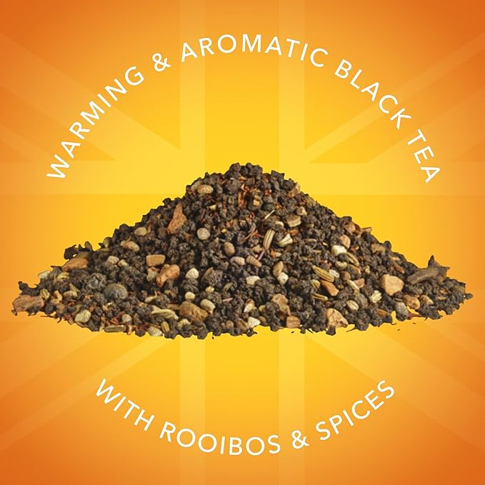 Twinings Spicy Chai Loose Leaf Black Tea 4.41 Ounce (125g) Pouch Caffeinated Enjoy Hot or Iced (Pack of 2)
