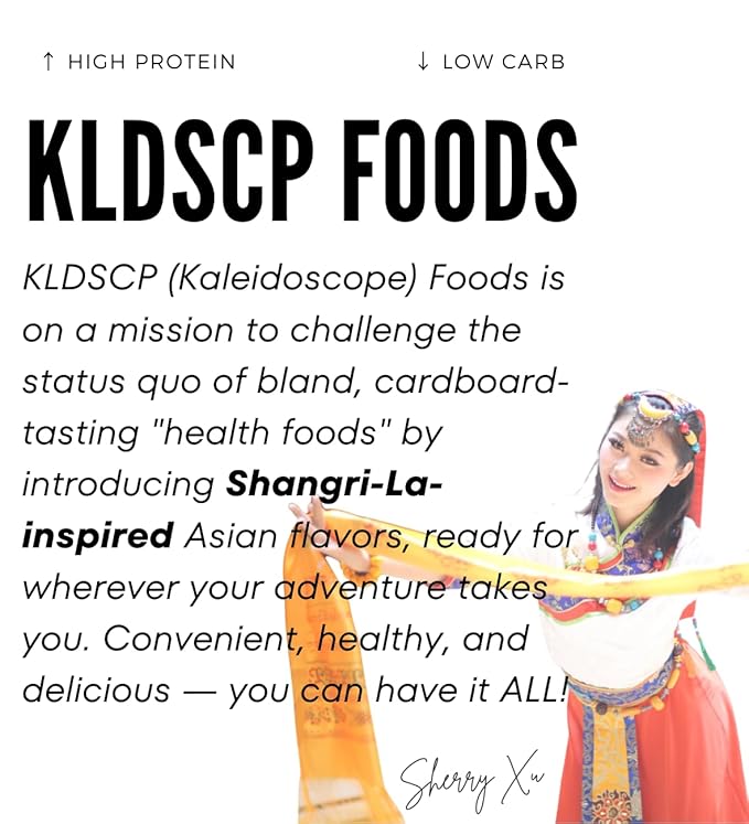 KLDSCP Protein Ramen Instant Noodles Soup “Spicy” Beef Flavor 32g High Plant-Based Protein 12 Packs Non-Fried Vegan Low Fat Non-GMO Egg &amp Dairy Free Healthy Asian Meal