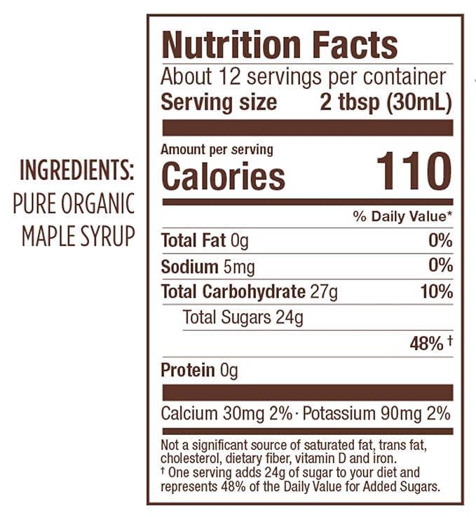 Butternut Mountain Farm 100% Pure Organic Maple Syrup From Vermont Grade A (Prev. Grade B) Dark Color Robust Taste All Natural Easy Squeeze 12 Fl Oz (Pack of 2)