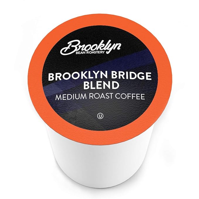 Brooklyn Beans Medium Roast Gourmet Coffee Compatible with 2.0 Keurig Coffee Pods Brewer 72 Count