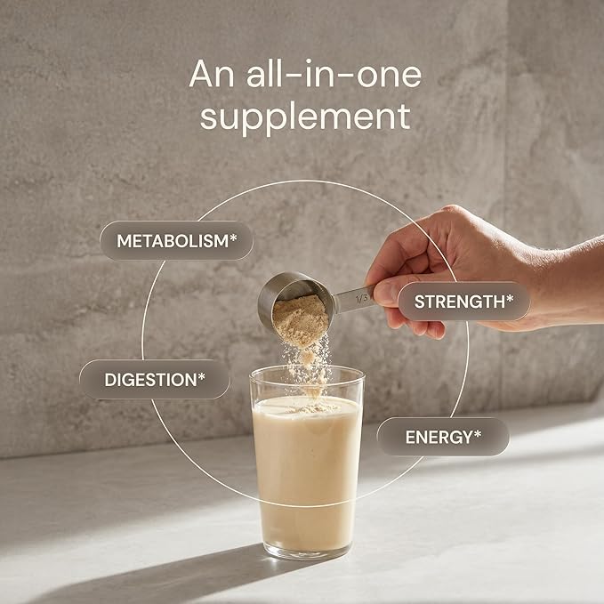 Blueprint Bryan Johnson Vegan Protein Meal Replacement – Plant Based Hemp Protein with 30g Protein Per Serving – Low Calorie Chai Flavored Protein for Women &amp Men – Dairy Free– 15 Servings