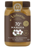 Airborne Manuka Honey Monofloral 70+ 100% Pure New Zealand Honey. Certified. Guaranteed. RAW. Non-GMO (17.85 oz)