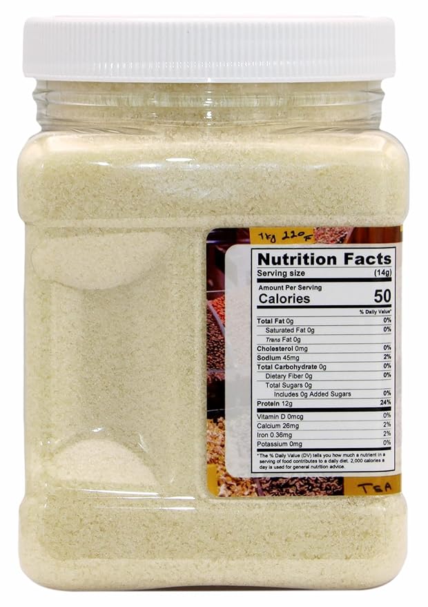 Unflavored Gelatin - 1.25 Lb (20 Oz) Tub
