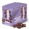 UNREAL Dark Chocolate Covered Pretzels 7g Sugar Chocolate Candy Treat Bag Gluten Free Fair Trade Non-GMO 1.5oz (Pack of 9)