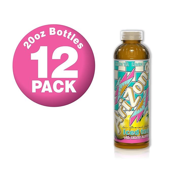 AriZona Lemon Tea 20 Fl Oz (Pack of 12)