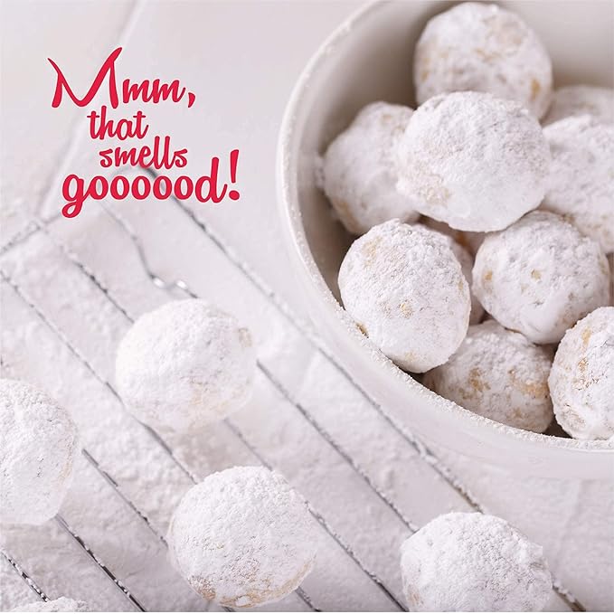 Baketivity Kids Baking Set Meal Cooking Party Supply Kit for Teens Real Fun Little Junior Chef Essential Kitchen Lessons Includes Pre-Measured Ingredients (Baketivity Kit Snowball)