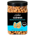 Jaybee’s Roasted Salted Whole Cashews – 32 oz (2 lbs) Resealable Bag – Kosher Protein Snack Vegan &amp Keto Friendly – Great for Baking Cooking &amp Salads
