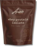 Anea Whey Protein Isolate - Chocolate | 26g Protein | 5.8g BCAAs | Low Carb 3g Carbs | Complete Amino Acids | Gluten-Free Soy-Free | Lean Muscle &amp Recovery | Made in GMP Facility
