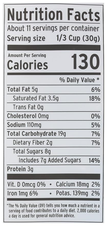 Purely Elizabeth Blueberry Hemp Ancient Grain Granola Gluten Free Non GMO 12 Ounces (Pack Of 6)