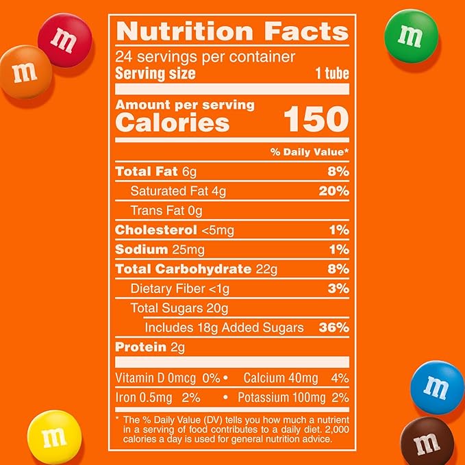 M&ampM's Minis Milk Chocolate Candy Tubes - 10 Ct Bulk Box