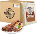 OldSoul Waffle Dough Mix | Bubble Waffle Batter Mix | 30 Lbs | Soy &amp Nut free | Egg Waffle Mix | 168 Waffles (Chocolate)