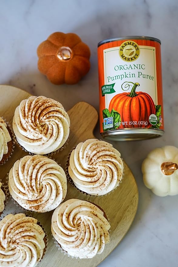 Farmer's Market Foods Canned Organic Pumpkin Puree 15 Ounce (Pack of 12)