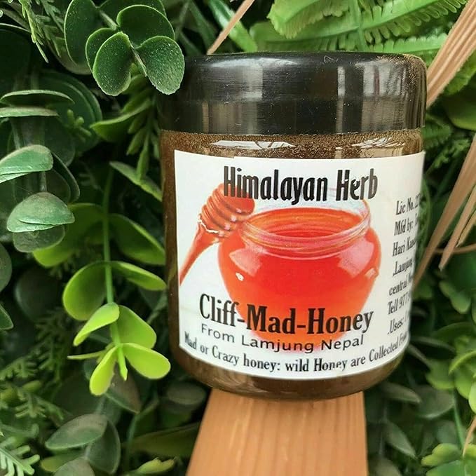 Wild Himalayan Cliff Red Honey 150 Gram From Lumjang Nepal Cliff Honey Nepal 5 Ounce