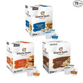 Gloria Jean's K-Cups Coffee Pods Variety Pack - Macadamia Cookie Butter Toffee Hazelnut (72 Count 24 Ct Each Medium Roast Keurig Kosher)