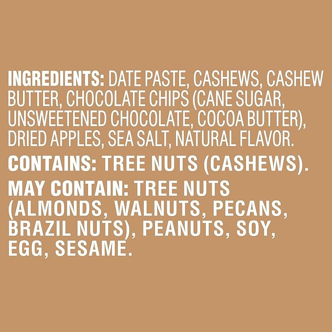 Pick Me Up Provisions™ Gluten Free Chocolate Chip Cookie Dough Fruit &amp Nut Bar 1.6 oz. 16 Bars/Box