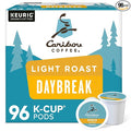 Caribou Daybreak Morning Blend Single-Serve Keurig K-Cup Pods Light Roast Coffee 96 Count (4 Boxes of 24 Pods)
