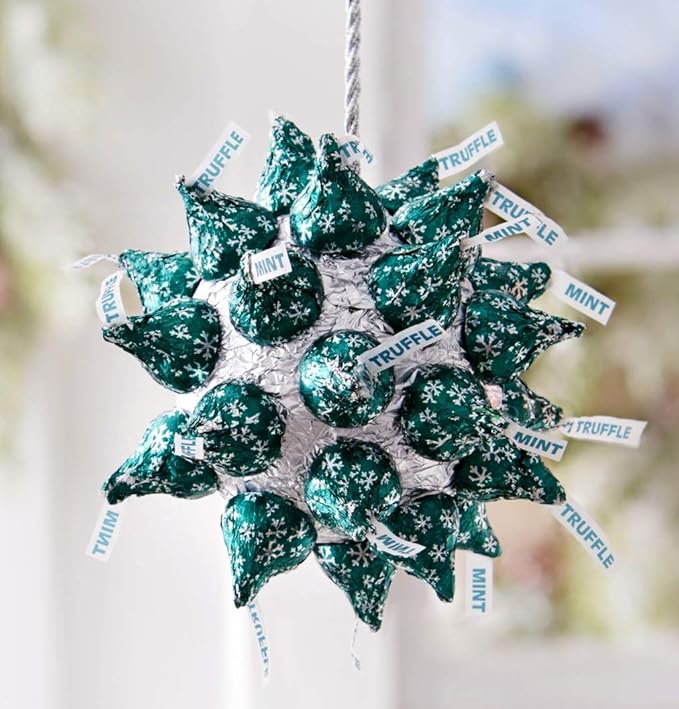 Hersheys Kisses Seasonal Chocolate Variety Pack - Sugar Cookie Mint Truffles Candy Cane and Hot Cocoa - 36 oz Total - Individually Wrapped