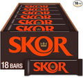 SKOR Crisp Butter Toffee and Chocolate Candy Bars 1.4 oz (18 Count)